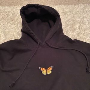 NEVER WORN butterfly sweatshirt